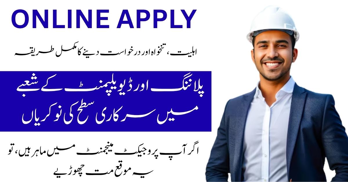 Apply for Project Director jobs at Balochistan Planning & Development Department.